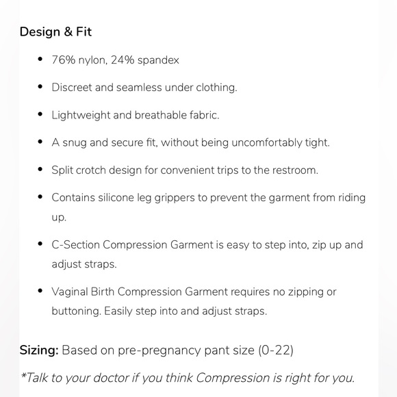 Postpartum recovery support in nude - Picture 16 of 16